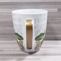 PPD White Rose 10 oz. Porcelain Coffee Mug Cup - £12.01 GBP