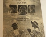 Color Purple Tv Guide Print Ad Whoopi Goldberg Danny Glover Oprah Winfre... - £4.66 GBP