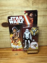 Star Wars The Force Awakens First Order Flametrooper 3.75&quot; Hasbro Figure NIP - £9.51 GBP