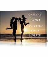 Personalized Photo Canvas Custom Print Framed Family Portrait Photo Gift... - $409.22 MXN