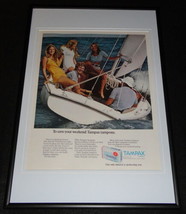 1972 Tampax Tampons Framed 12x18 ORIGINAL Advertisement  - £38.69 GBP