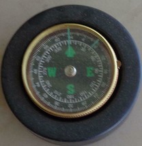Collectible Tabletop Compass – Metal Casing –Contemporary Ethical Issues Sticker - £23.35 GBP