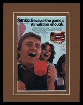 1980 Sanka Coffee / Football Framed 11x14 ORIGINAL Vintage Advertisement - £27.24 GBP