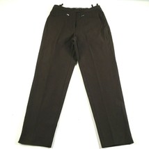 Anna Montana Pants Womens EUR 42 Brown Tapered Nylon Stretch Blend - $28.04