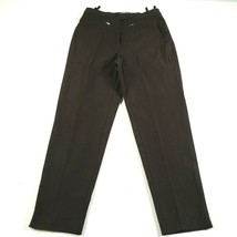 Anna Montana Pants Womens EUR 42 Brown Tapered Nylon Stretch Blend - £21.99 GBP