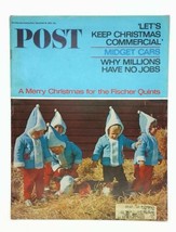 Vintage Saturday Evening Post Magazine December 18, 1969, The Fischer Quints - £16.25 GBP