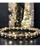 Powerful Wealth Amplifier Pyrite Bracelet | Attract Abundance Success Fe... - $35.00