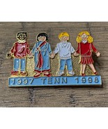 Vintage Gold Tone Enamel Tennessee 1997 1998 Children Pin - $33.89 CAD