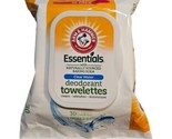 Arm &amp; Hammer Essentials Clear Water Deodorant Towelettes 30ct. - $7.99