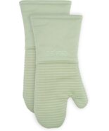 All-Clad Silicone Oven Mitts Set Of 2 Fennel New - $29.95