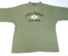 Vintage Y2K Fubu Company Issue #300592 T-Shirt XXXL Army Green Hip Hop Rap - $18.95