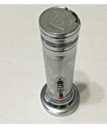 Sold as is for parts vintage aluminum flashlight embossed cat design 555... - $467.53 MXN