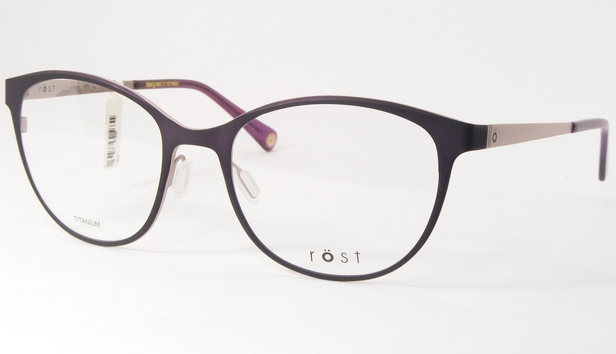 Röst 030 C01 Matt Burgund Wein Titan Brille Rost 54-19-140mm - $115.80