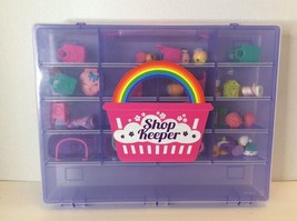 Shopkins 43 Piece Lot Hard To Find With Collectors Carry Case Storage Organizer - $33.65