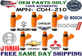 Bosch OEM Fuel Injectors for 2001,2002,2003,2004,2005 Chrysler Sebring 2.4L 6Pcs - £96.13 GBP