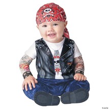 Super Cute Baby Wild Biker Halloween Costume 6-12 mos Fantasia Bebe Moto... - £22.17 GBP