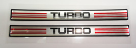 Vintage 80&#39;s 90&#39;s Automotive Door Handle Insert Accent Trim TURBO RED - £11.67 GBP