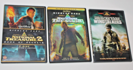 Lot of 3  Nicolas Cage  DVD&#39;s , National Treasure 1 &amp;2 , Windtalkers - £9.63 GBP
