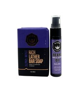GIBS Alpha Male Rich Lather Bar Soap 7 oz &amp; Hair &amp; Tattoo OIl 1 oz Duo - $39.95