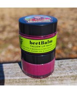 Beet Lip Balm, beetBalm, Tallow-Based &amp; Lemongrass Scented - $16.00