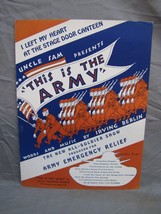 Antique 1900s &quot;This Is The Army&quot; Sheet Music #248 - £15.77 GBP