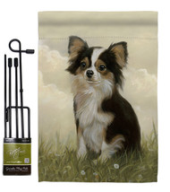 Chihuahua Garden Flag Set Dog 13 X18.5 Double-Sided House Banner - £22.46 GBP