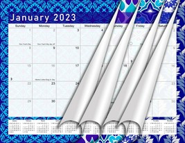 2022 -2023 Calendar 16 Months Student Calendar / Planner for 3-Ring Binder v017 - £10.27 GBP