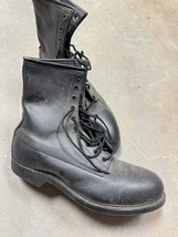 1989 USGI Cove Shoe Company Military Boots Men Black Leather Lace Up - S... - $60.78