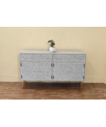 New handmade bone inlay 2 Drawer 4 Door cabinet chest, bone inlay furnit... - $2,684.05 CAD