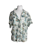 Eddie Bauer Womens Shirt Blouse Size XL Fishing Canoe Outdoors Button Front Top - £14.73 GBP
