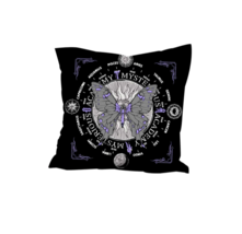 Wicca Moth Horoscope Pillow Case (without pillow) 18 x 18 - £7.90 GBP