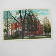 Vintage 1940s Postcard Manchester College Mens Home Indiana Curt Teich UNPOSTED - $5.99