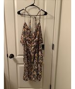Wild Fable Floral Print Tank Dress Spaghetti Straps Women&#39;s Size 4X Mult... - $644.79 MXN