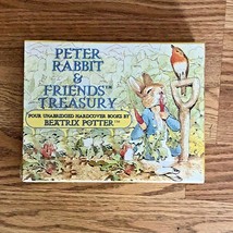 Peter Rabbit and Friends Treasury Four Hardcover Books by Beatrix Potter - £22.19 GBP