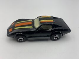 1979 Matchbox Superfast Chevrolet Corvette Lesney England Black - $5.50