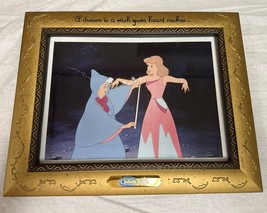 Disney Cinderella lithograph/print -A Dream is a Wish Your Heart Makes - $59.35