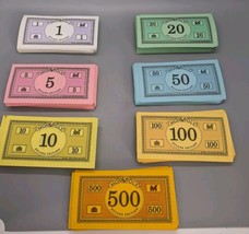 Monopoly 1998 Deluxe Edition Replacement Money Bills Cash (N) - £3.08 GBP