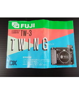 Vintage FUJI TW-3 TWIN G COMPACT CAMERA MANUAL IN JAPANESE - £11.00 GBP