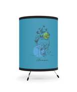 Tripod Lamp - Modern Blue Shade for Cozy Decor, Bedroom Lighting, Boho S... - $914.07 MXN