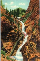 Waterfall Postcard Seven Falls South Cheyenne Canyon Colorado - £9.26 GBP