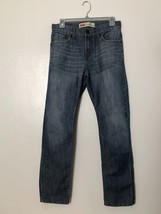Levis Jeans Mens 18 Reg 29 x 29 Blue 514 Slim Straight Fit Dark Wash Fad... - £14.07 GBP