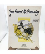 Vintage 1938 Sheet Music &quot;You Started Me Dreaming&quot; By Benny Davis &amp; J. F... - $28.06