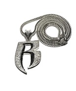 NEW RUFF RYDERS PENDANT &amp;4mm/36&quot; FRANCO CHAIN HIP HOP NECKLACE - MP860 - £30.59 GBP