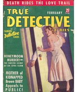 True Detective 2/1937-MacFadden-female terror-Hoover-murder-kidnapping-p... - $105.54