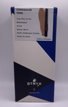 2-Stryx 01 Concealer in MEDIUM MAHOGANY Tool For Men Covers Acne Circles Scars - £23.25 GBP