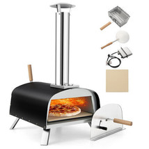 Portable Multi-Fuel Pizza Oven with Pizza Stone and Pizza Peel - £221.88 GBP