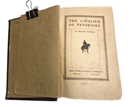 Very Rare Book: Hoosier Native&#39;s &#39;Cavalier Of Tennessee&#39; Published in 1928 - £14.94 GBP