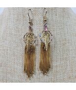 Vintage Hippie Dream Catcher Feather Earrings Gold Tone 3.5 Inch Dangle ... - €8,22 EUR Vintage Hippie Dream Catcher Feather Earrings Gold Tone 3.5 Inch Dangle ... - €8,22 EUR