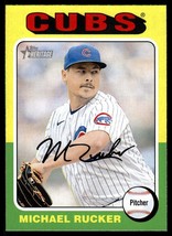 2024 Topps Heritage Michael Rucker Chicago Cubs #125 - £1.45 GBP