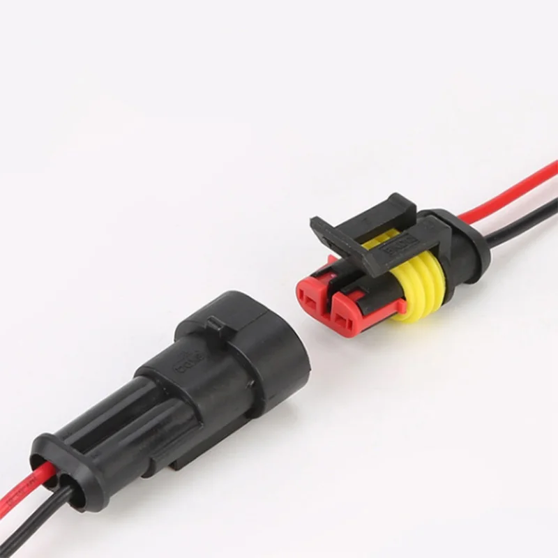 House Home 10pcs waterproof male and female electrical conAtor As 2-pin mode wit - £19.45 GBP